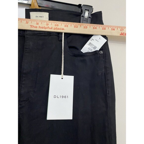 DL1961 Bridget Boot Black High Rise Instasculpt 33” New Size 32 - Picture 11 of 11